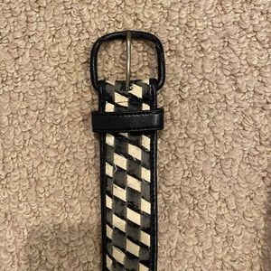 Vintage checkered belt